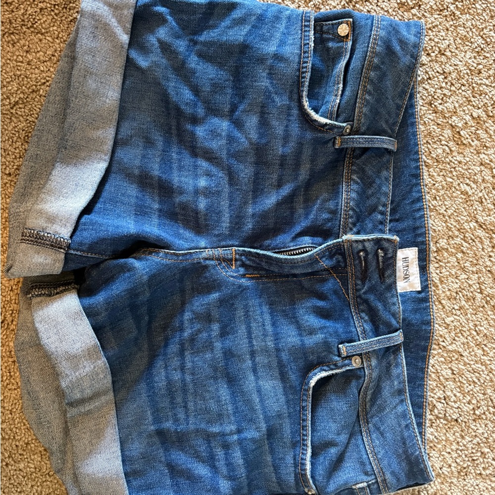 Hudson Jeans Blue Denim with Contrast Stitching
